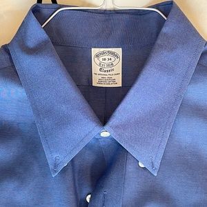 Brooks Brothers Non-Iron Blue Dress Shirt